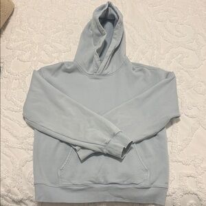 Aritzia Women's Light Blue Hoodie